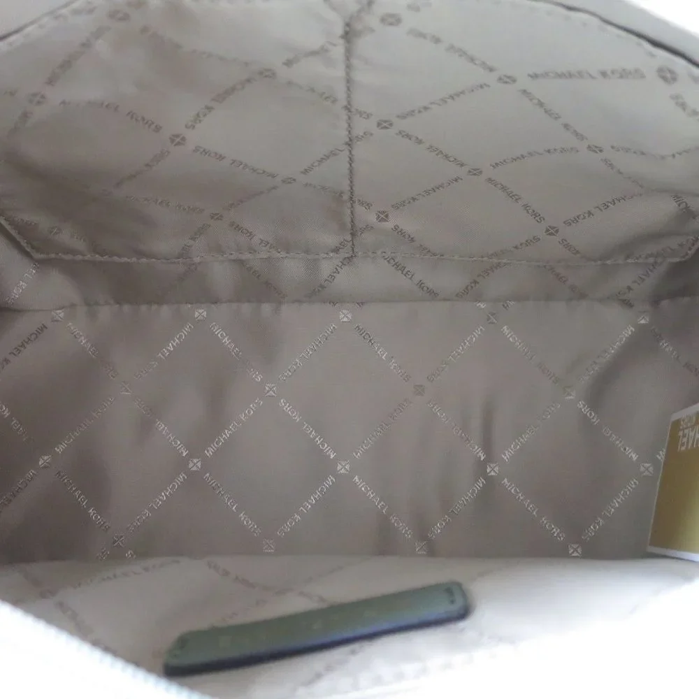 Michael Kors Rayne Medium Leather Satchel Army Green NWT - Picture 12 of 13